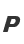 p