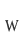 w