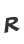 R