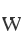 w