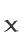 x