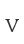 V