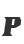 p