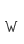 w