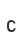 c