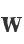 W