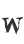 W