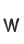 w