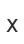 X