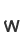 w