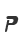 P