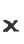 x