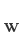 w