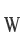 W