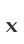 x