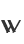 w