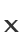 x