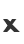 x