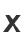 X