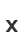 x