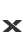 x