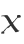 x