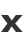 x