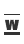 w