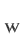 w