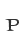 P