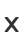 X