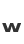 w