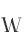 w