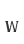 w