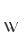 w