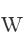 W