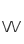 w