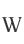 W