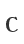 C