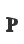 P