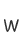 w