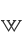 w