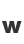 w