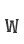 w