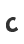 c