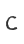 C