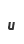 u