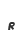 R