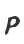 P