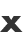 X